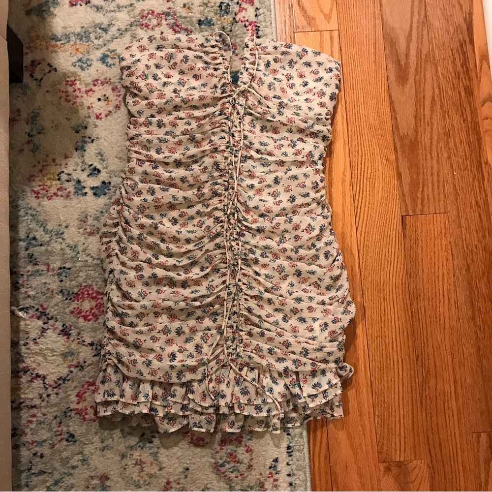 ZARA Floral Tight Dress (small)